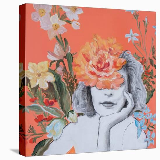 Portraits in Bloom IV-Sandra Iafrate-Stretched Canvas