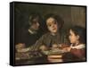 Portraits intimes-Alfred Dehodencq-Framed Stretched Canvas