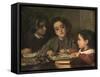 Portraits intimes-Alfred Dehodencq-Framed Stretched Canvas