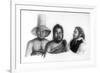 Portraits of Chiefs of the Sandwich Islands, 1819-Alphonse Pellion-Framed Giclee Print