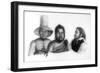 Portraits of Chiefs of the Sandwich Islands, 1819-Alphonse Pellion-Framed Giclee Print