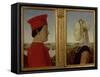 Portraits of Duke Federico Da Montefeltro and Battista Sforza, circa 1465-Piero della Francesca-Framed Stretched Canvas