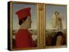 Portraits of Duke Federico Da Montefeltro and Battista Sforza, circa 1465-Piero della Francesca-Stretched Canvas