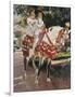 Portraits of Elena and Maria Wearing Old Valencian Dresses-Joaquín Sorolla y Bastida-Framed Art Print