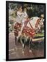 Portraits of Elena and Maria Wearing Old Valencian Dresses-Joaquín Sorolla y Bastida-Framed Art Print