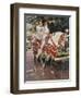 Portraits of Elena and Maria Wearing Old Valencian Dresses-Joaquín Sorolla y Bastida-Framed Art Print