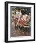 Portraits of Elena and Maria Wearing Old Valencian Dresses-Joaquín Sorolla y Bastida-Framed Art Print