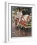 Portraits of Elena and Maria Wearing Old Valencian Dresses-Joaquín Sorolla y Bastida-Framed Art Print