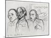 Portraits of Gauguin, Bernard and Schuffenecker-Emile Bernard-Mounted Giclee Print