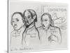 Portraits of Gauguin, Bernard and Schuffenecker-Emile Bernard-Stretched Canvas