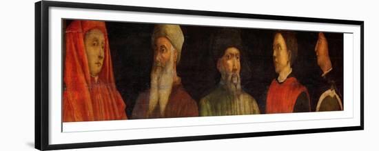 Portraits of Giotto (circa 1266-1337) Uccello, Donatello (circa 1386-1466) Manetti (circa 1405-60)-Paolo Uccello-Framed Giclee Print