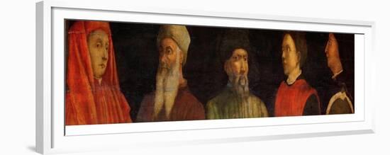 Portraits of Giotto (circa 1266-1337) Uccello, Donatello (circa 1386-1466) Manetti (circa 1405-60)-Paolo Uccello-Framed Giclee Print