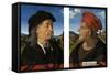 Portraits of Giuliano and Francesco Giamberti Da Sangallo-Piero di Cosimo-Framed Stretched Canvas