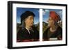 Portraits of Giuliano and Francesco Giamberti Da Sangallo-Piero di Cosimo-Framed Art Print