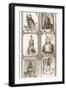 Portraits of Indian Braves-null-Framed Art Print