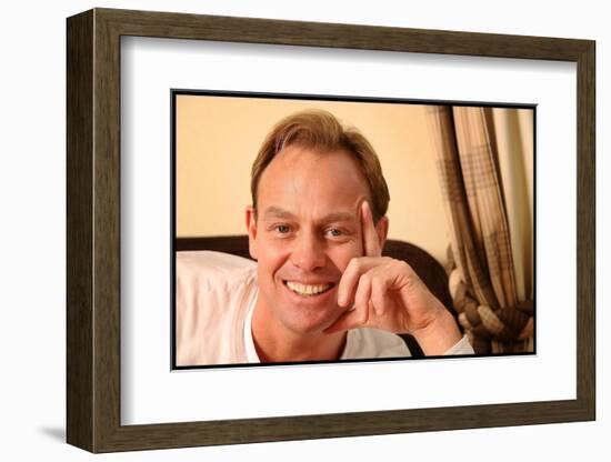 Portraits of Jason Donovan, 20th December 2006-null-Framed Photographic Print