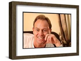 Portraits of Jason Donovan, 20th December 2006-null-Framed Photographic Print