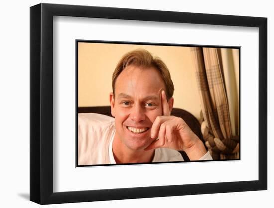 Portraits of Jason Donovan, 20th December 2006-null-Framed Photographic Print