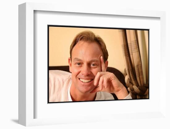 Portraits of Jason Donovan, 20th December 2006-null-Framed Photographic Print