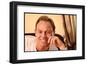 Portraits of Jason Donovan, 20th December 2006-null-Framed Premium Photographic Print