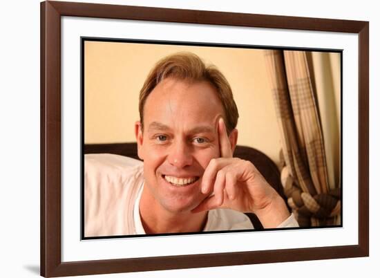 Portraits of Jason Donovan, 20th December 2006-null-Framed Photographic Print