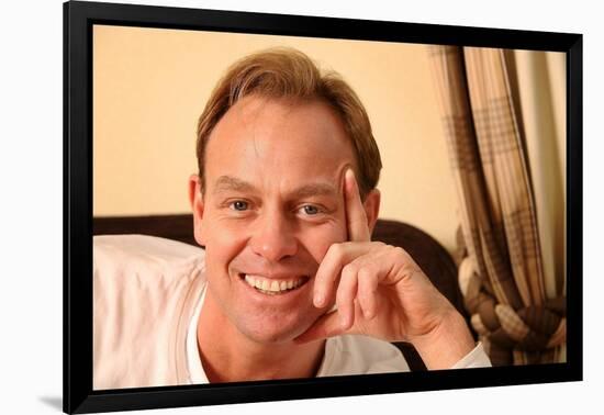 Portraits of Jason Donovan, 20th December 2006-null-Framed Photographic Print