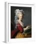 Portraits of Marie Antoinette of Lorraine Habsbourg (1755-1793), 1785 (Painting)-Elisabeth Louise Vigee-LeBrun-Framed Giclee Print