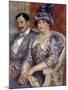 Portraits of Mr. and Mrs. Bernheim De Villers by Pierre Auguste Renoir-null-Mounted Giclee Print