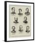 Portraits of Officers and Newspaper Correspondents Killed in the Recent Battles in the Soudan-null-Framed Giclee Print