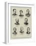 Portraits of Officers and Newspaper Correspondents Killed in the Recent Battles in the Soudan-null-Framed Giclee Print