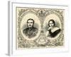 Portraits of Queen Victoria and Prince Albert-null-Framed Giclee Print