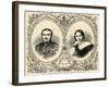 Portraits of Queen Victoria and Prince Albert-null-Framed Giclee Print