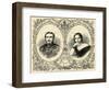 Portraits of Queen Victoria and Prince Albert-null-Framed Giclee Print