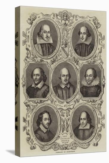 Portraits of Shakespeare-null-Stretched Canvas