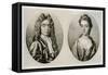 Portraits of the Duke and Duchess of Marlborough-Thomas Forester-Framed Stretched Canvas