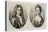 Portraits of the Duke and Duchess of Marlborough-Thomas Forester-Stretched Canvas