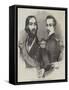 Portraits of the Dukes De Joinville and D'Aumale-null-Framed Stretched Canvas