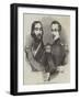 Portraits of the Dukes De Joinville and D'Aumale-null-Framed Giclee Print