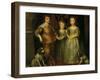 Portraits of the Three Eldest Children of Charles I, King of England-Sir Anthony Van Dyck-Framed Giclee Print