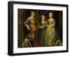 Portraits of the Three Eldest Children of Charles I, King of England-Sir Anthony Van Dyck-Framed Giclee Print