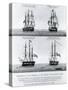 Portraits of the Vessels of the Polar Expedition of 1818-null-Stretched Canvas