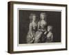 Portraits of Three Daughters of George Iii-Thomas Gainsborough-Framed Giclee Print