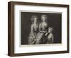 Portraits of Three Daughters of George Iii-Thomas Gainsborough-Framed Giclee Print