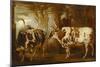 Portraits of Two Extraordinary Oxen, the Property of the Earl of Powis, 1814-James Ward-Mounted Giclee Print