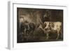 Portraits of Two Extraordinary Oxen, the Property of the Earl of Powis, 1814-James Ward-Framed Giclee Print