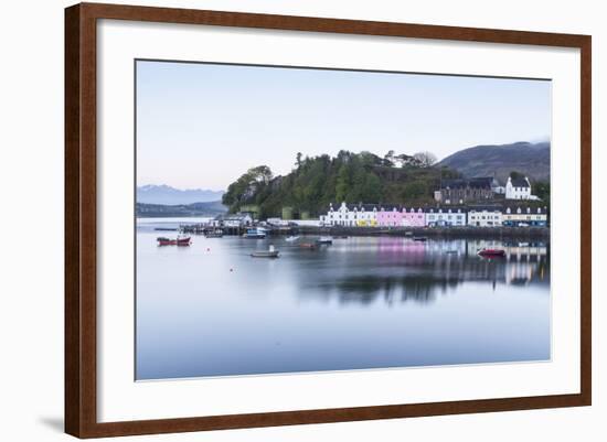 Portree Harbour on the Isle of Skye, Inner Hebrides, Scotland, United Kingdom, Europe-Julian Elliott-Framed Photographic Print