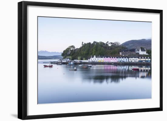 Portree Harbour on the Isle of Skye, Inner Hebrides, Scotland, United Kingdom, Europe-Julian Elliott-Framed Photographic Print