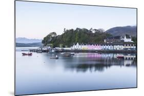 Portree Harbour on the Isle of Skye, Inner Hebrides, Scotland, United Kingdom, Europe-Julian Elliott-Mounted Photographic Print