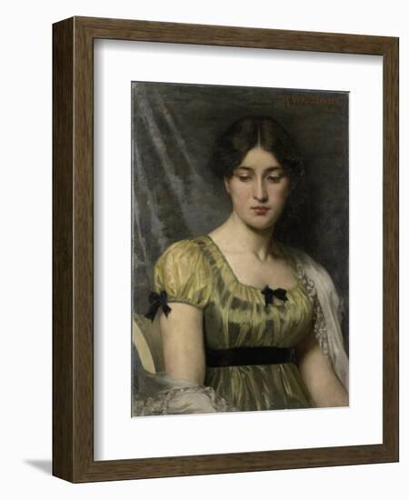 Portret Van Een Vrouw-Marie Wandscheer-Framed Art Print