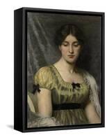 Portret Van Een Vrouw-Marie Wandscheer-Framed Stretched Canvas